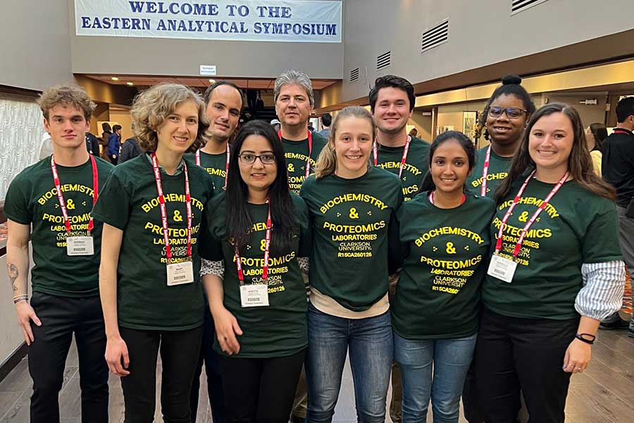 Students attending the Eastern Analytical Symposium