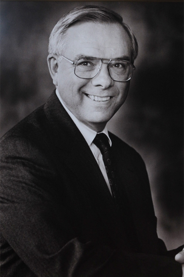 A photo of Dennis Brown, Clarkson's 15th president.