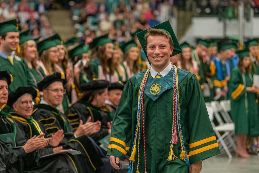 Graduate Miles Compani from Perth, NY