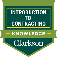 Introduction to Contracting Micro credential badge