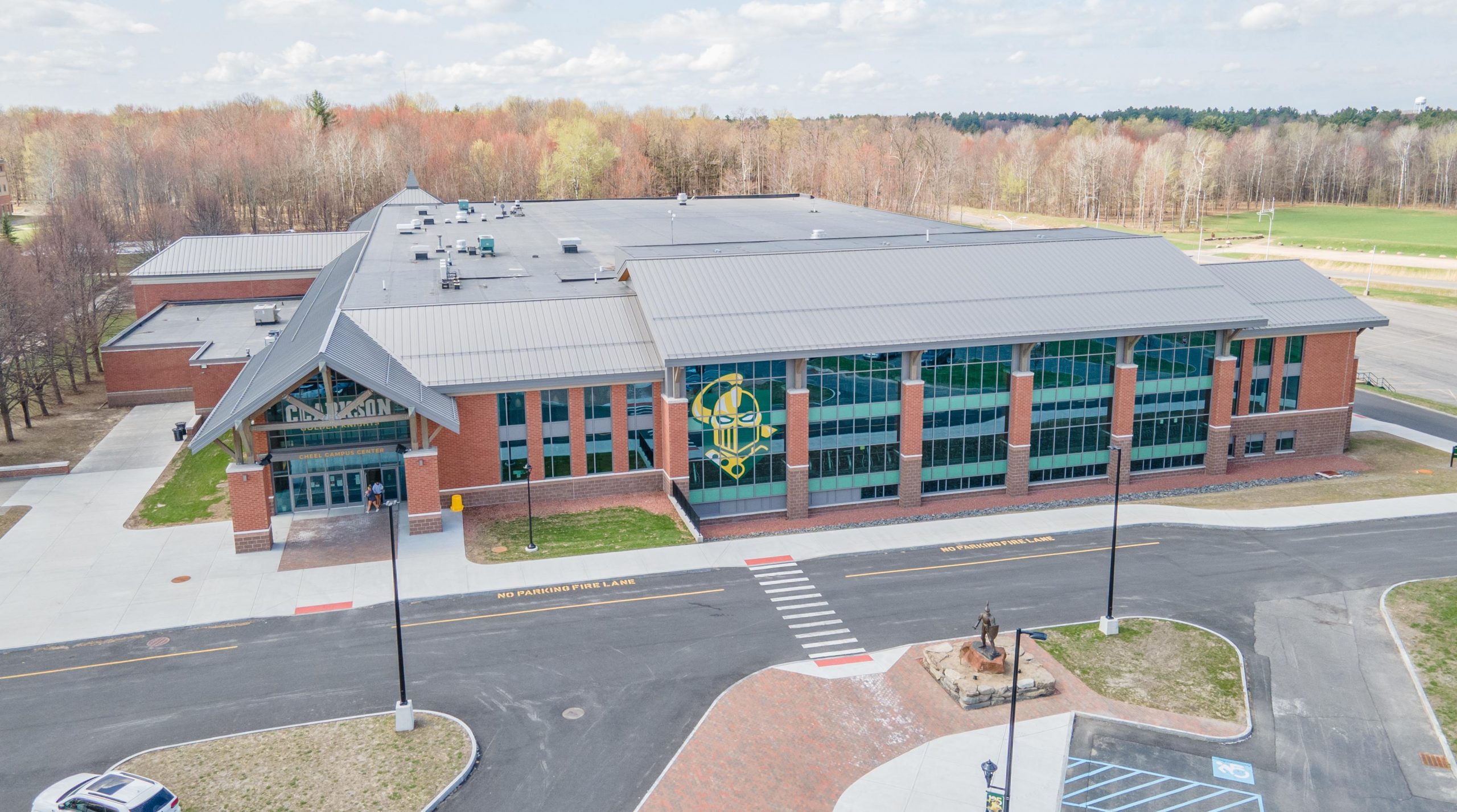 Clarkson Cheel Arena Photo from the sky.