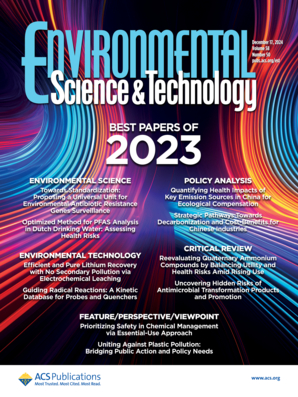 Cover of Environmental Science & Technology